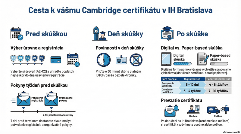 Ako získať Cambridge certifikát v Bratislave