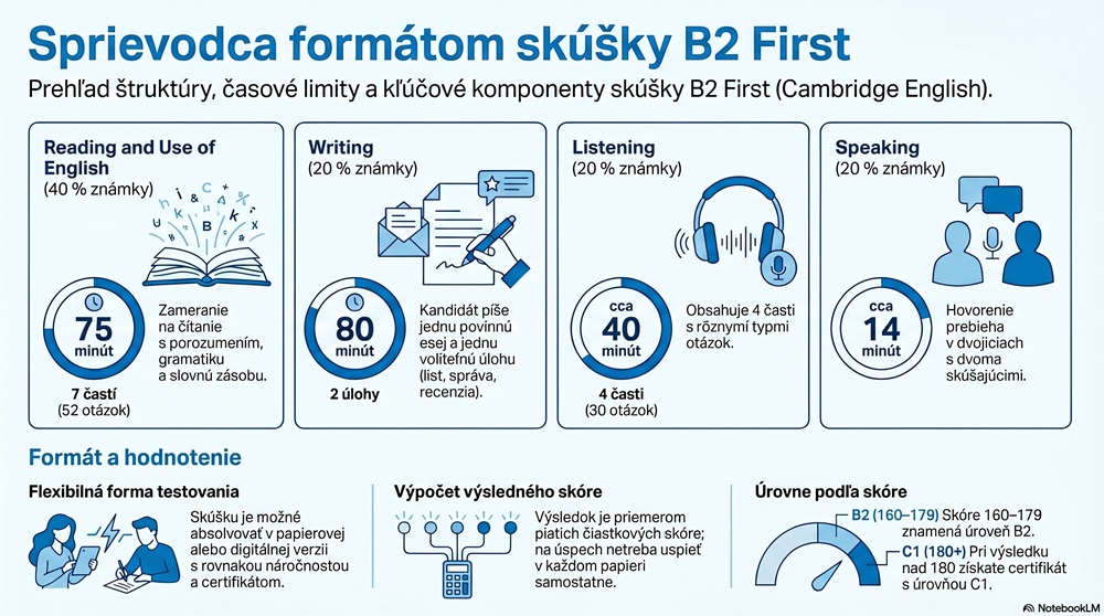 B2 First skúška Cambridge v Bratislave